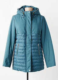 Doudoune poches a capuche vert IMPULSION femme