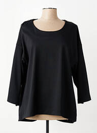 T-shirt manches longues manches longues noir FRANCK ANNA femme