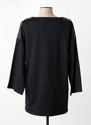 T-shirt manches longues manches longues noir FRANCK ANNA femme