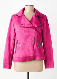 Veste casual col tailleur violet PAUSE CAFE femme