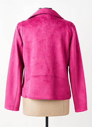 Veste casual col tailleur violet PAUSE CAFE femme