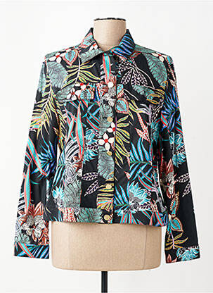 Veste casual poches noir PAUSE CAFE femme