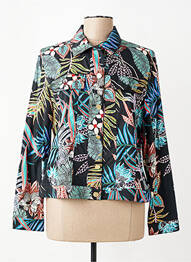 Veste casual poches noir PAUSE CAFE femme