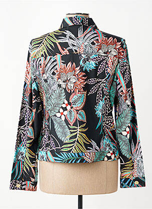 Veste casual poches noir PAUSE CAFE femme