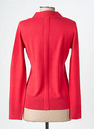 Pull coupe cintrée manches longues rose FELINO femme