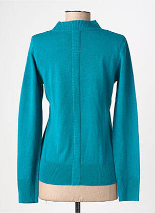 Pull coupe cintrée manches longues bleu fonce FELINO femme
