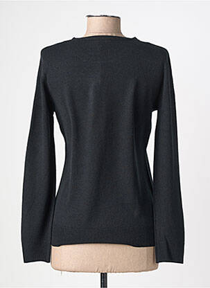 Pull stretch manches longues noir FELINO femme