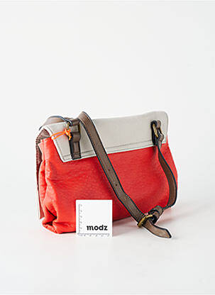 Sac fermeture fermeture aimantée forme rectangulaire rouge LE TEMPS DES CERISES femme