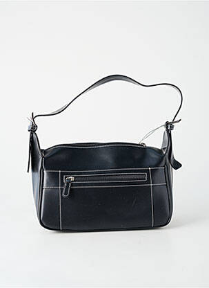 Sac multipoches forme rectangulaire noir DUOLYNX femme
