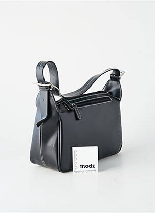 Sac multipoches forme rectangulaire noir DUOLYNX femme