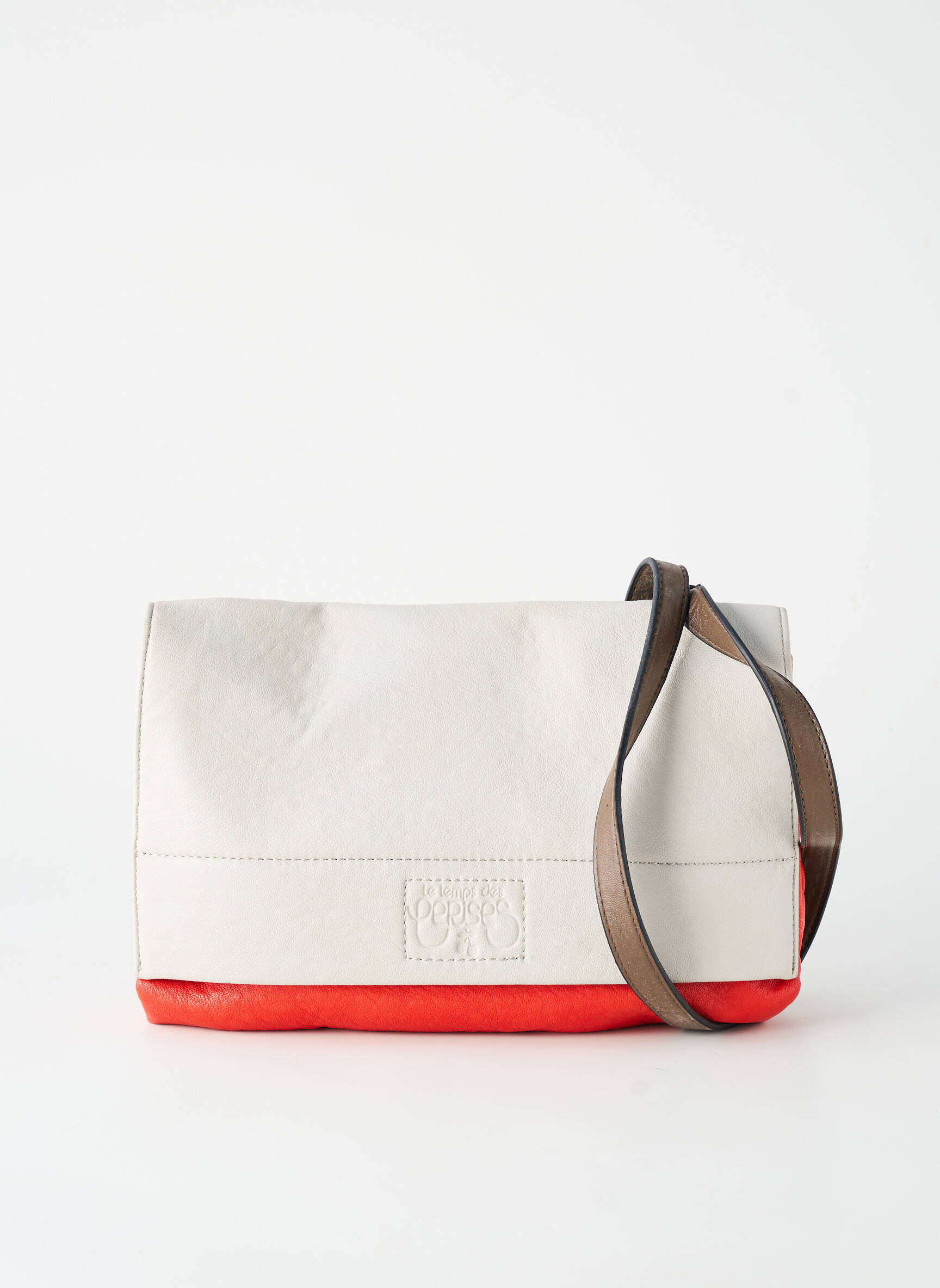 Sac fermeture fermeture aimantée forme rectangulaire rouge LE TEMPS DES CERISES femme