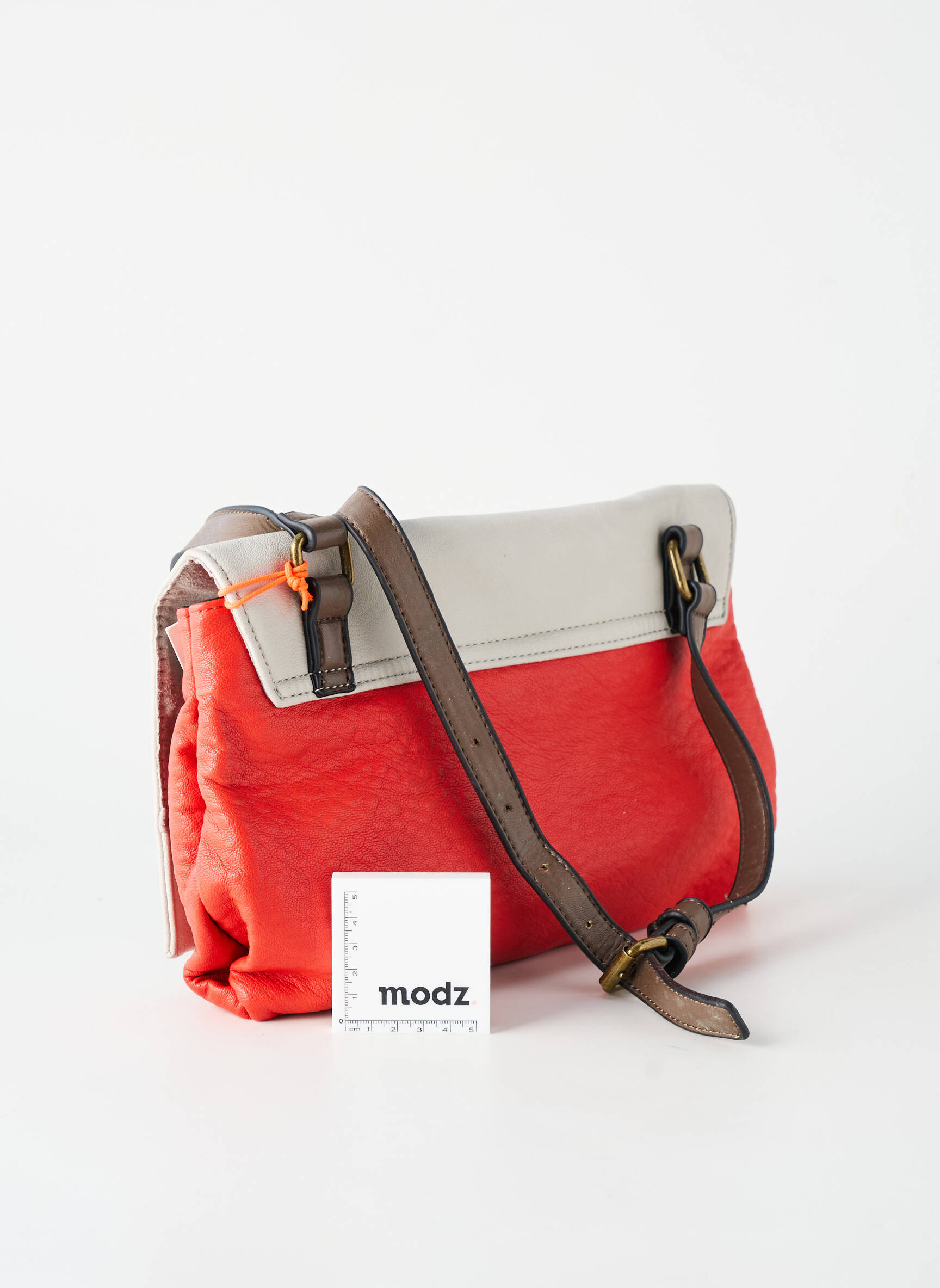Sac fermeture fermeture aimantée forme rectangulaire rouge LE TEMPS DES CERISES femme