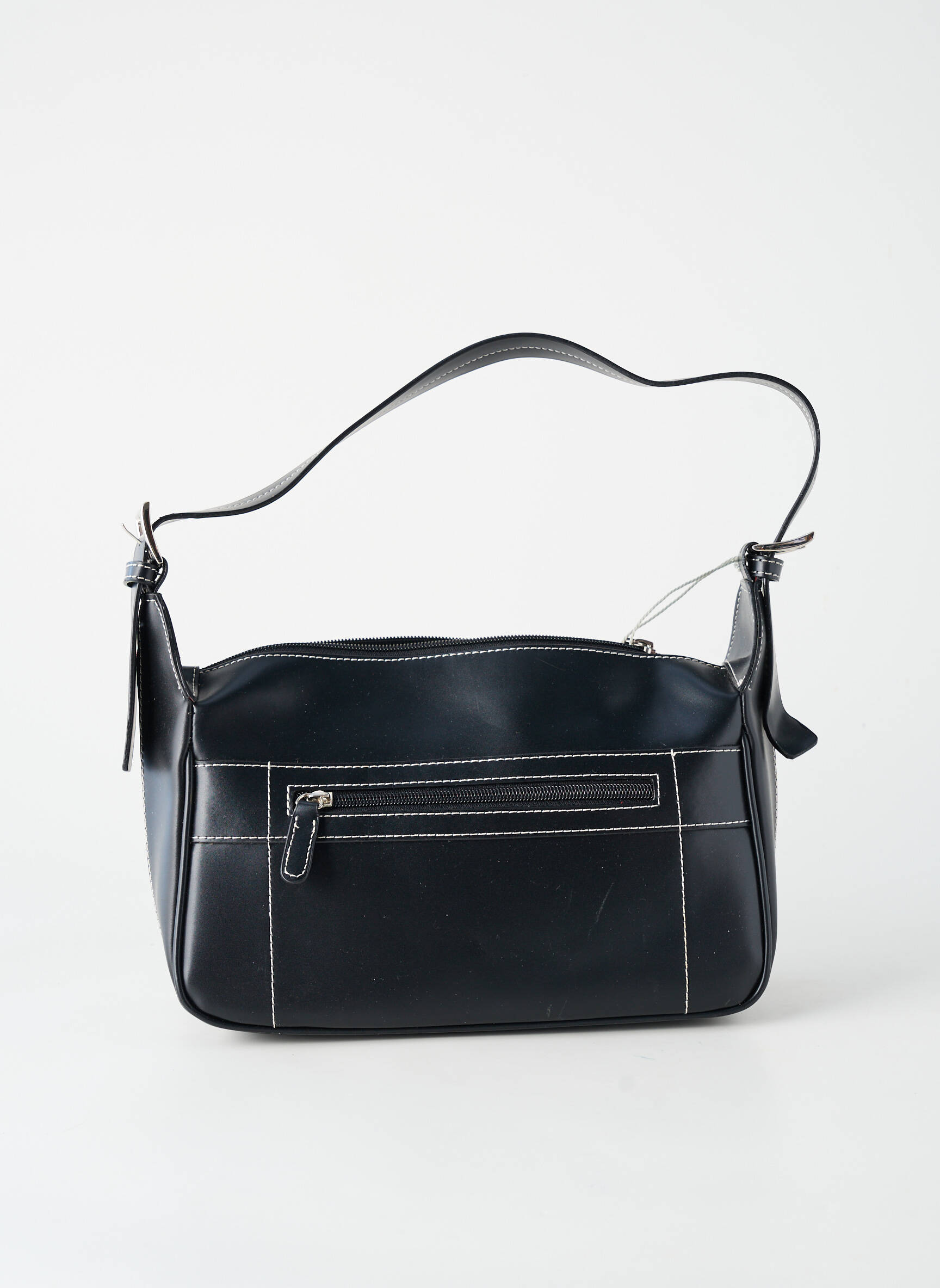 Sac multipoches forme rectangulaire noir DUOLYNX femme