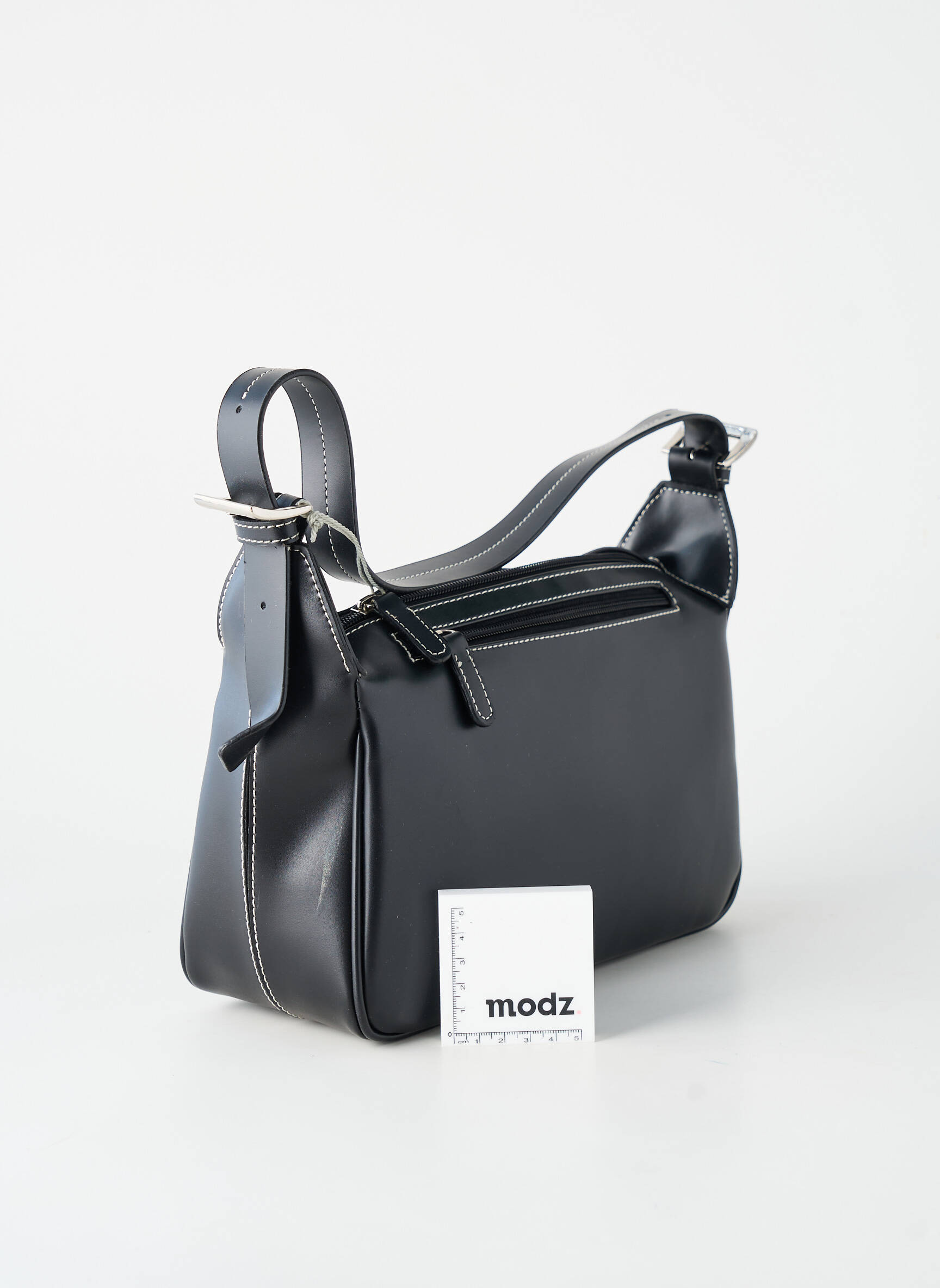 Sac multipoches forme rectangulaire noir DUOLYNX femme