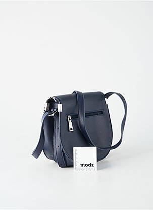 Sac multipoches forme rectangulaire bleu FUCHSIA femme