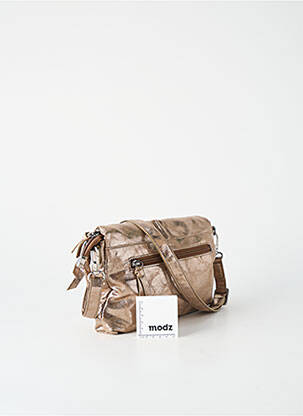 Sac multipoches forme rectangulaire or PATRICK BLANC femme