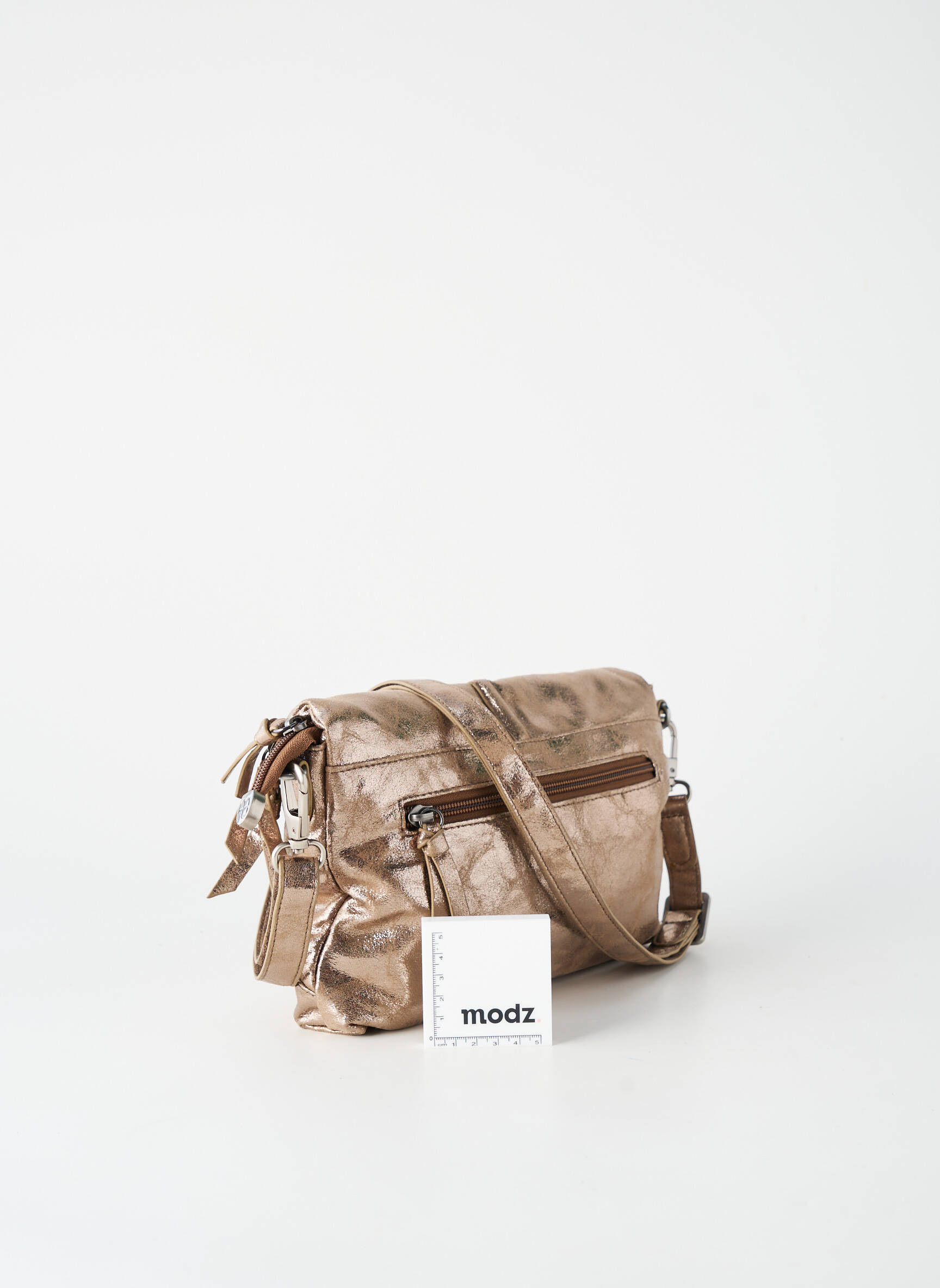 Sac multipoches forme rectangulaire or PATRICK BLANC femme