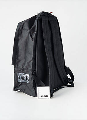 Sac à dos poches noir PARENTAL ADVISORY garçon