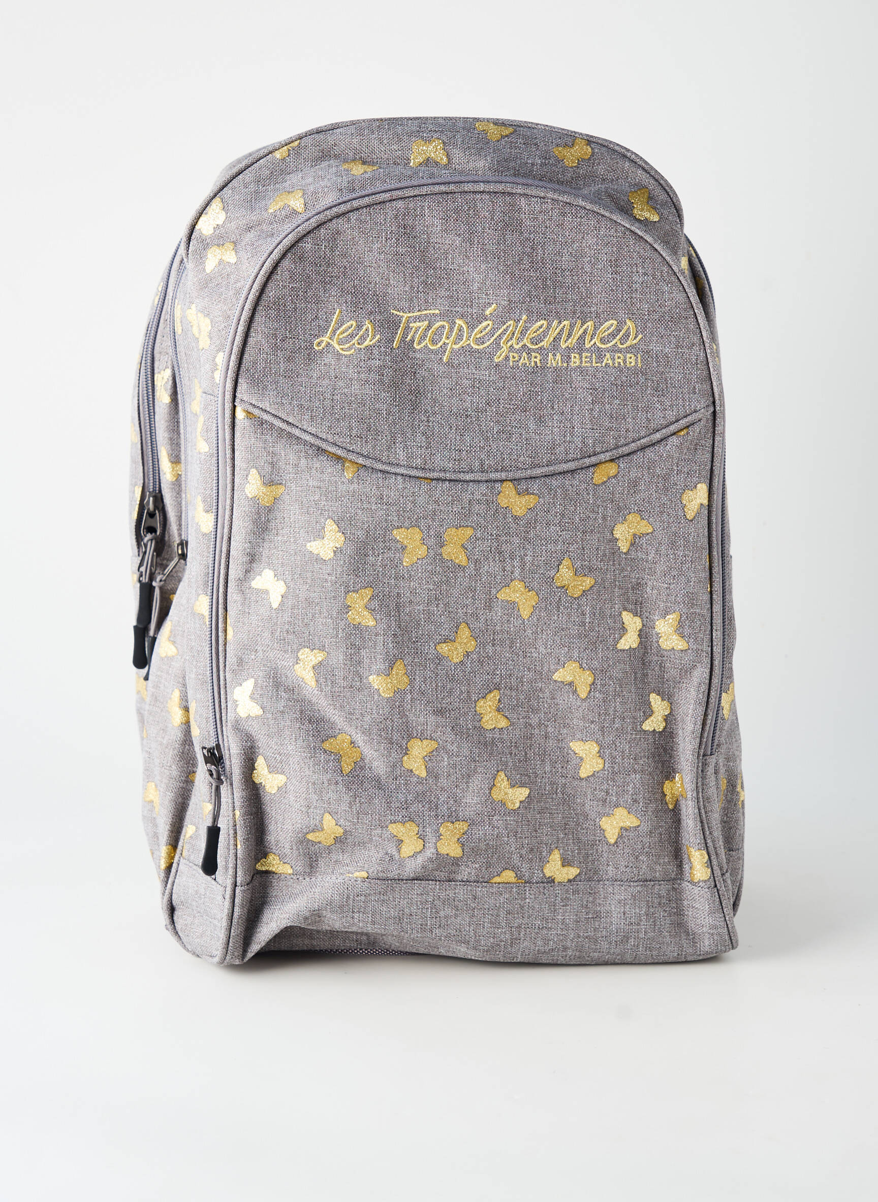 Sac à dos poches gris LES TROPEZIENNES PAR M.BELARBI fille