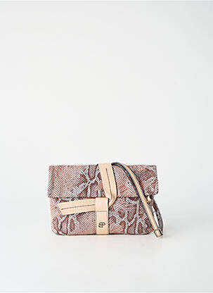 Sac doublure textile forme rectangulaire rose PATRICK BLANC femme