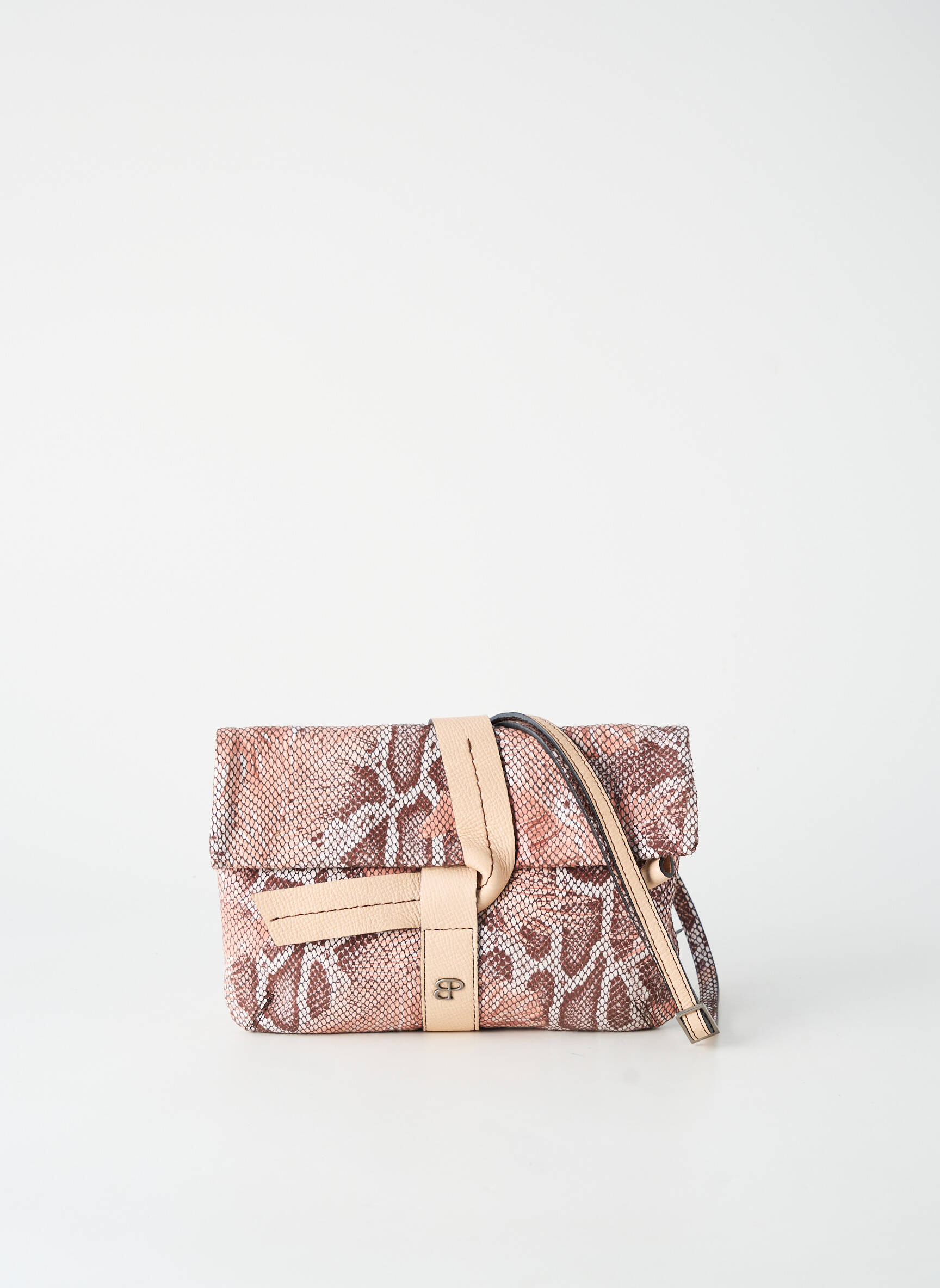 Sac doublure textile forme rectangulaire rose PATRICK BLANC femme