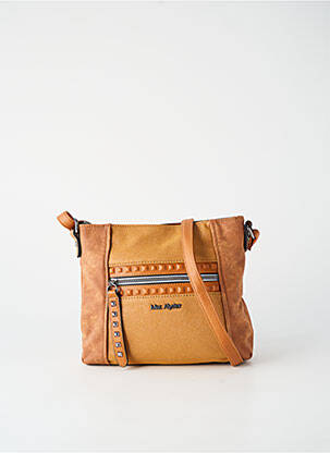 Sac fermeture zippée forme rectangulaire marron MAC ALYSTER femme