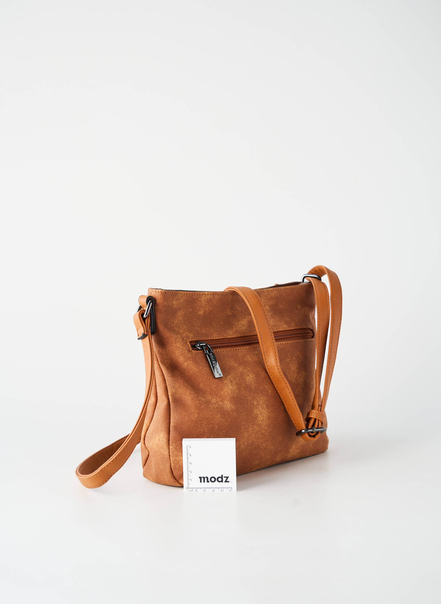 Sac fermeture zippée forme rectangulaire marron MAC ALYSTER femme