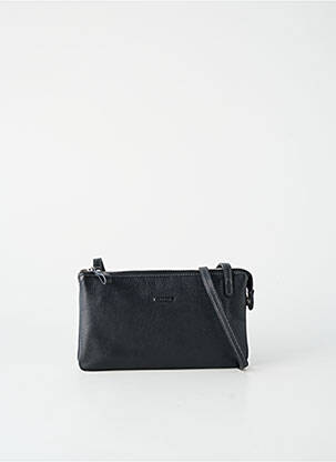 Sac fermeture zippée forme rectangulaire noir KATANA femme