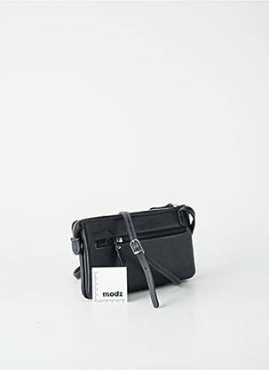 Sac fermeture zippée forme rectangulaire noir KATANA femme