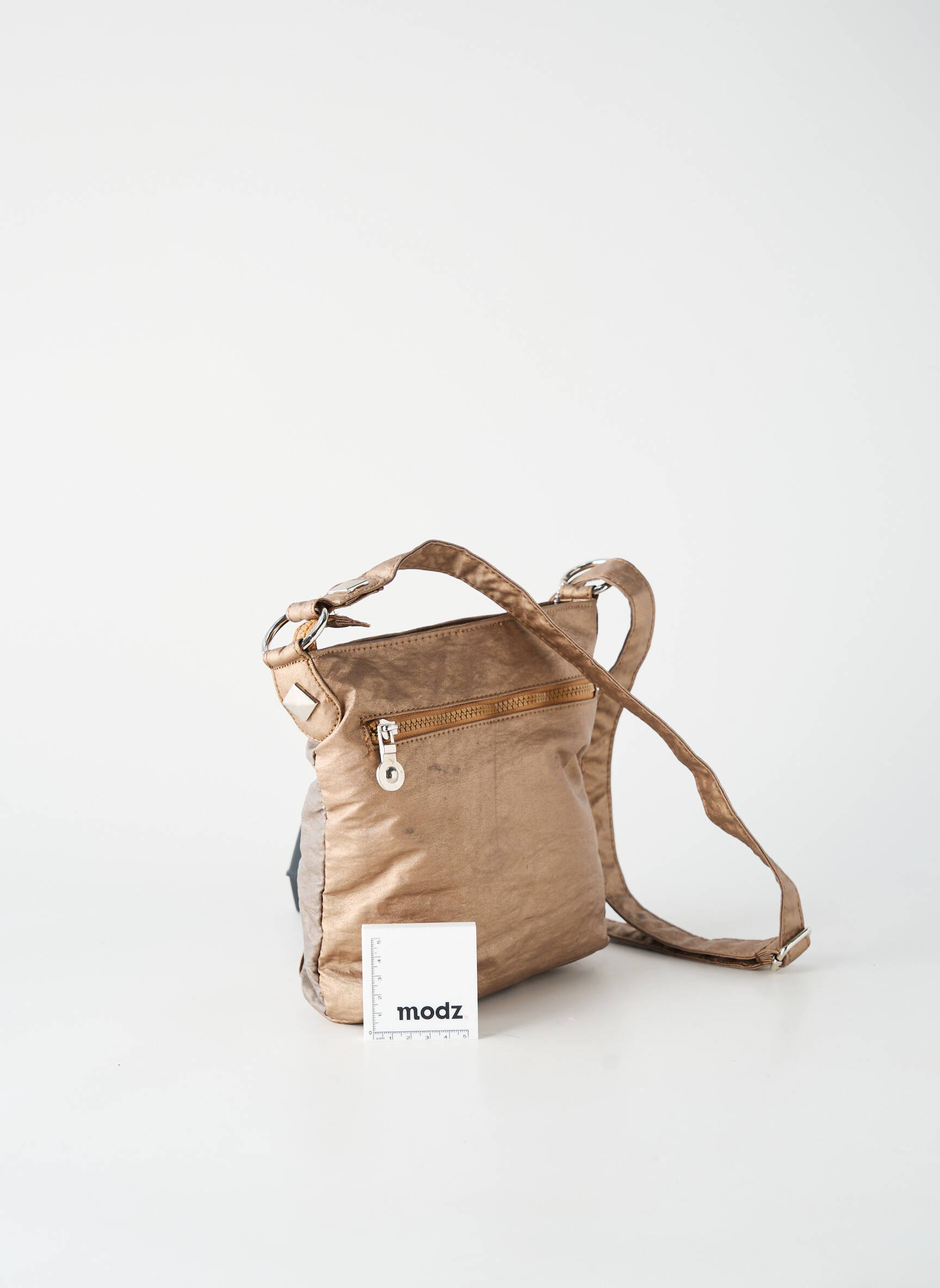Sac doublure textile forme carré marron KAPORAL femme