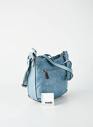Sac multipoches forme rectangulaire bleu MAC ALYSTER femme