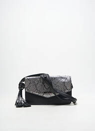 Sac doublure textile forme rectangulaire noir LES TROPEZIENNES PAR M.BELARBI femme