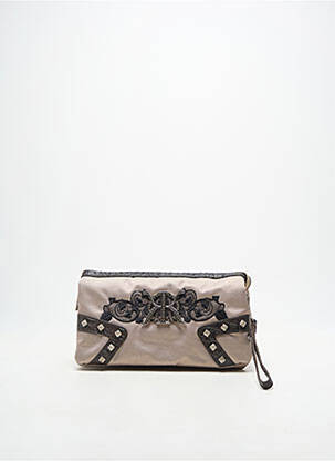 Pochette doublure textile gris DDP femme