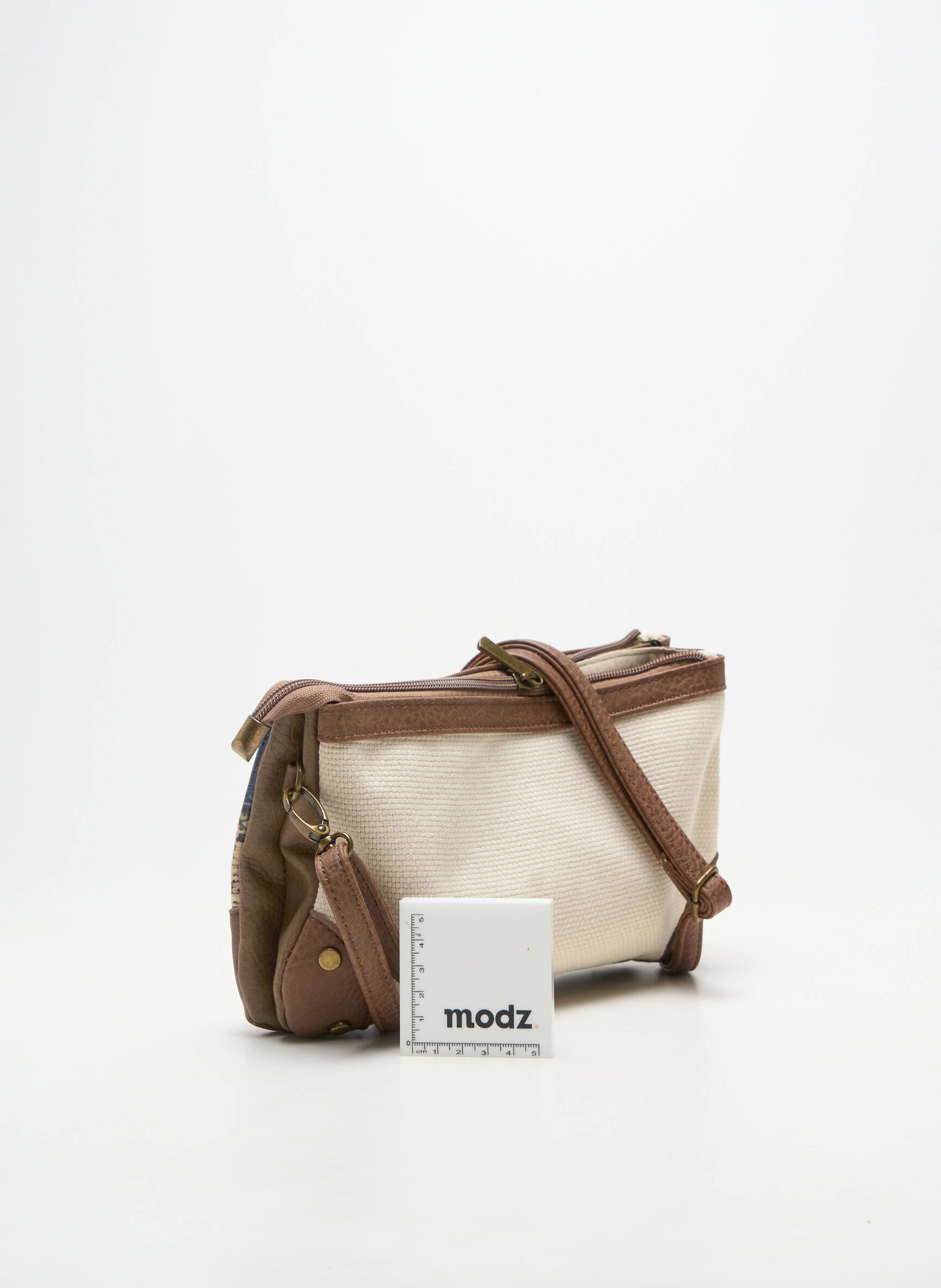 Sac multipoches forme rectangulaire marron SMASH! femme