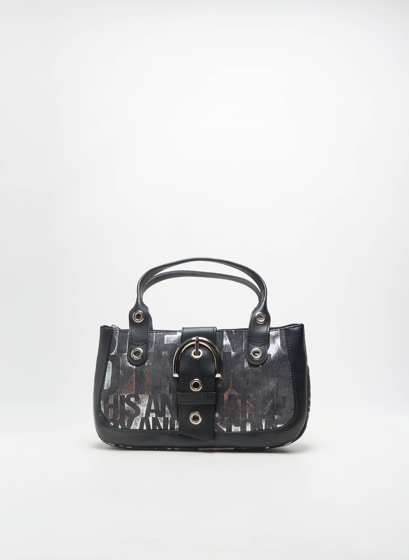 Sac type de porter main forme rectangulaire gris TEXIER femme