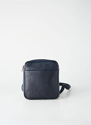 Sac multipoches forme rectangulaire bleu DUOLYNX femme