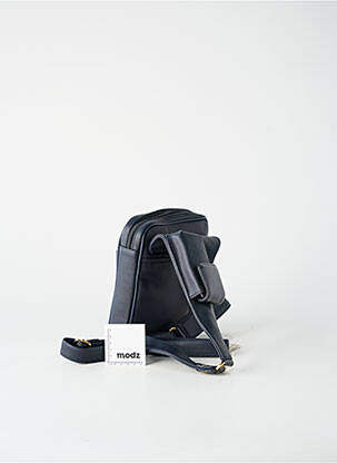 Sac multipoches forme rectangulaire bleu DUOLYNX femme