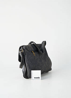 Sac multipoches forme rectangulaire gris LILI PETROL femme