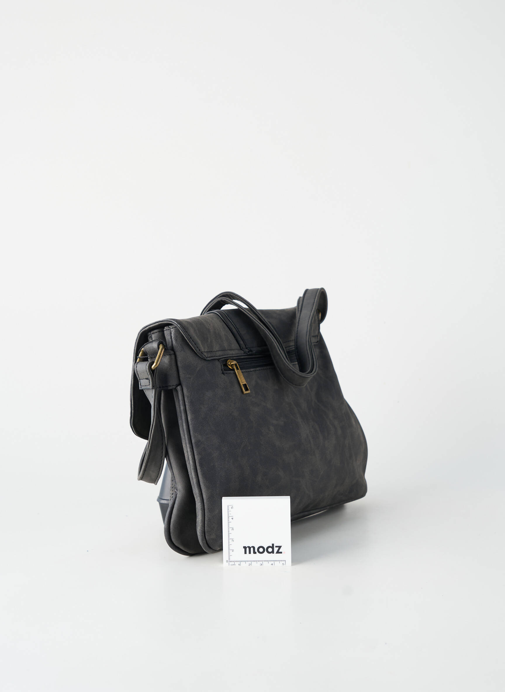 Sac multipoches forme rectangulaire gris LILI PETROL femme
