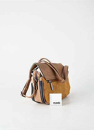 Sac multipoches forme rectangulaire marron MAC ALYSTER femme