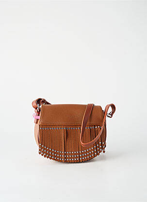 Sac multipoches marron FUCHSIA femme