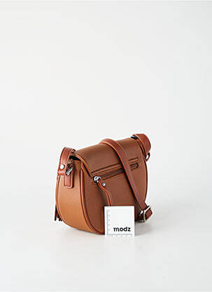 Sac multipoches marron FUCHSIA femme