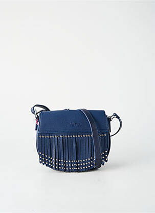 Sac multipoches bleu FUCHSIA femme