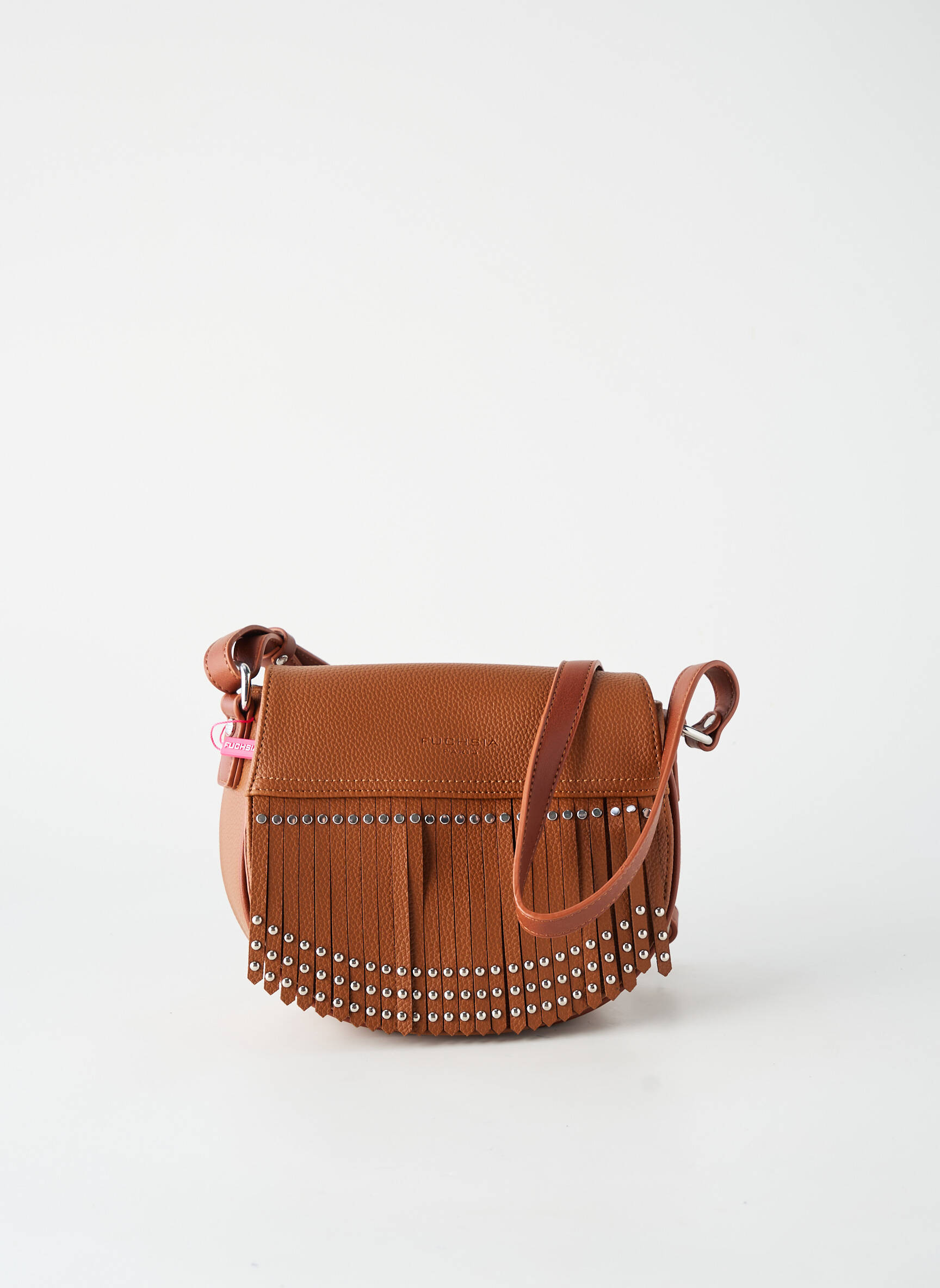 Sac multipoches marron FUCHSIA femme