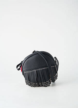 Sac multipoches noir FUCHSIA femme