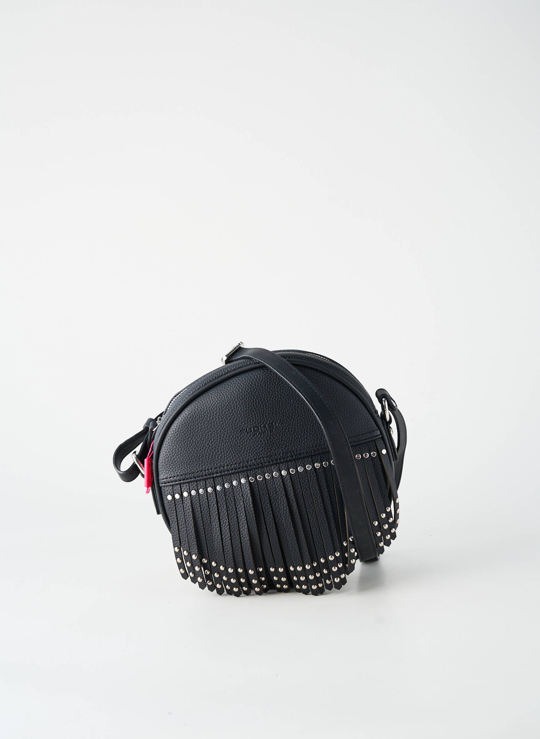 Sac multipoches noir FUCHSIA femme