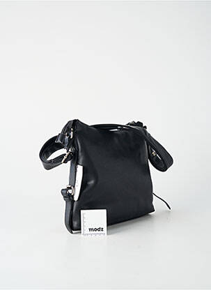 Sac multipoches forme rectangulaire noir LE TEMPS DES CERISES femme