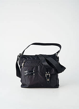 Sac multipoches forme carré noir LANCASTER femme