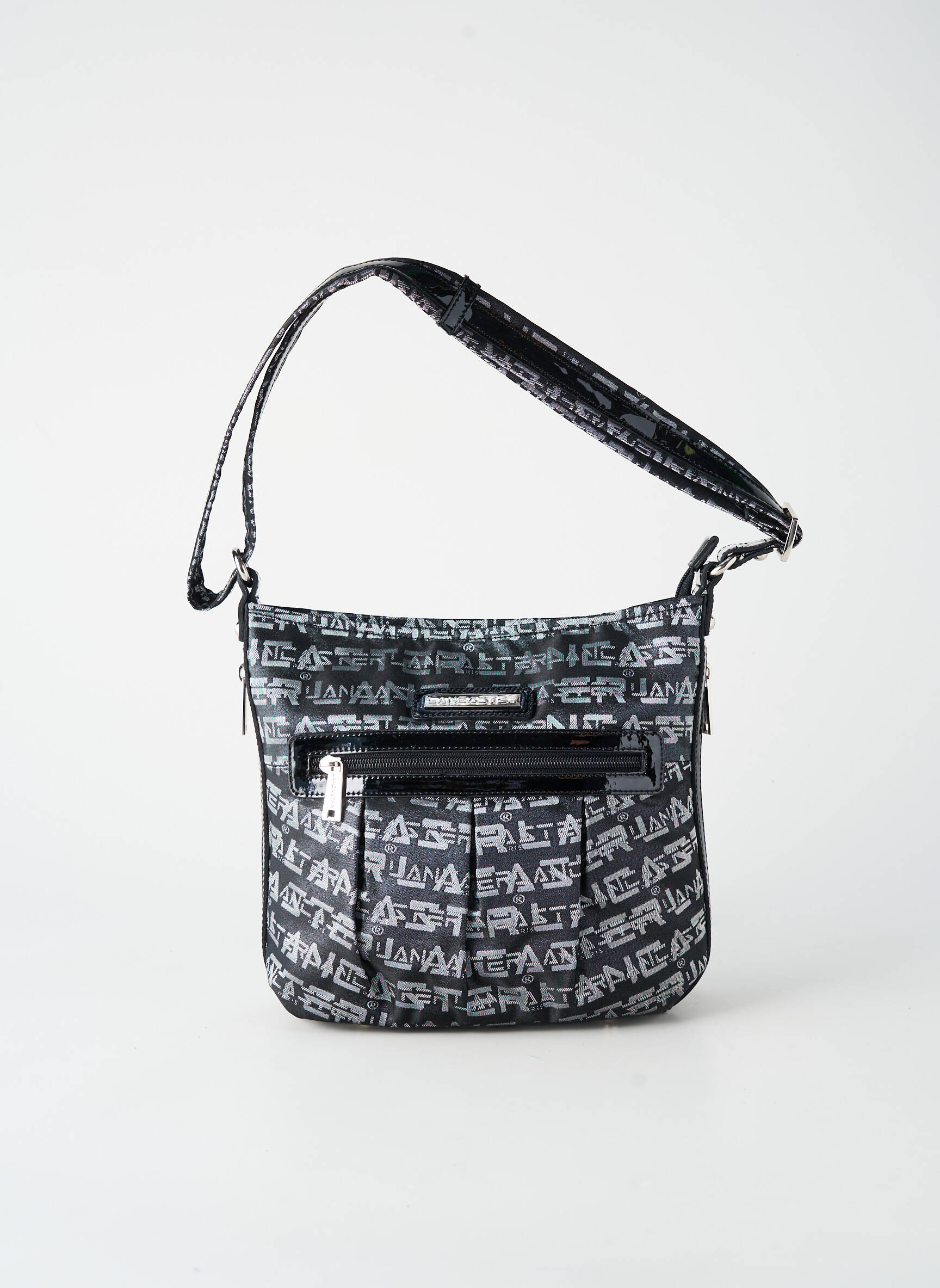 Sac multipoches forme carré gris LANCASTER femme