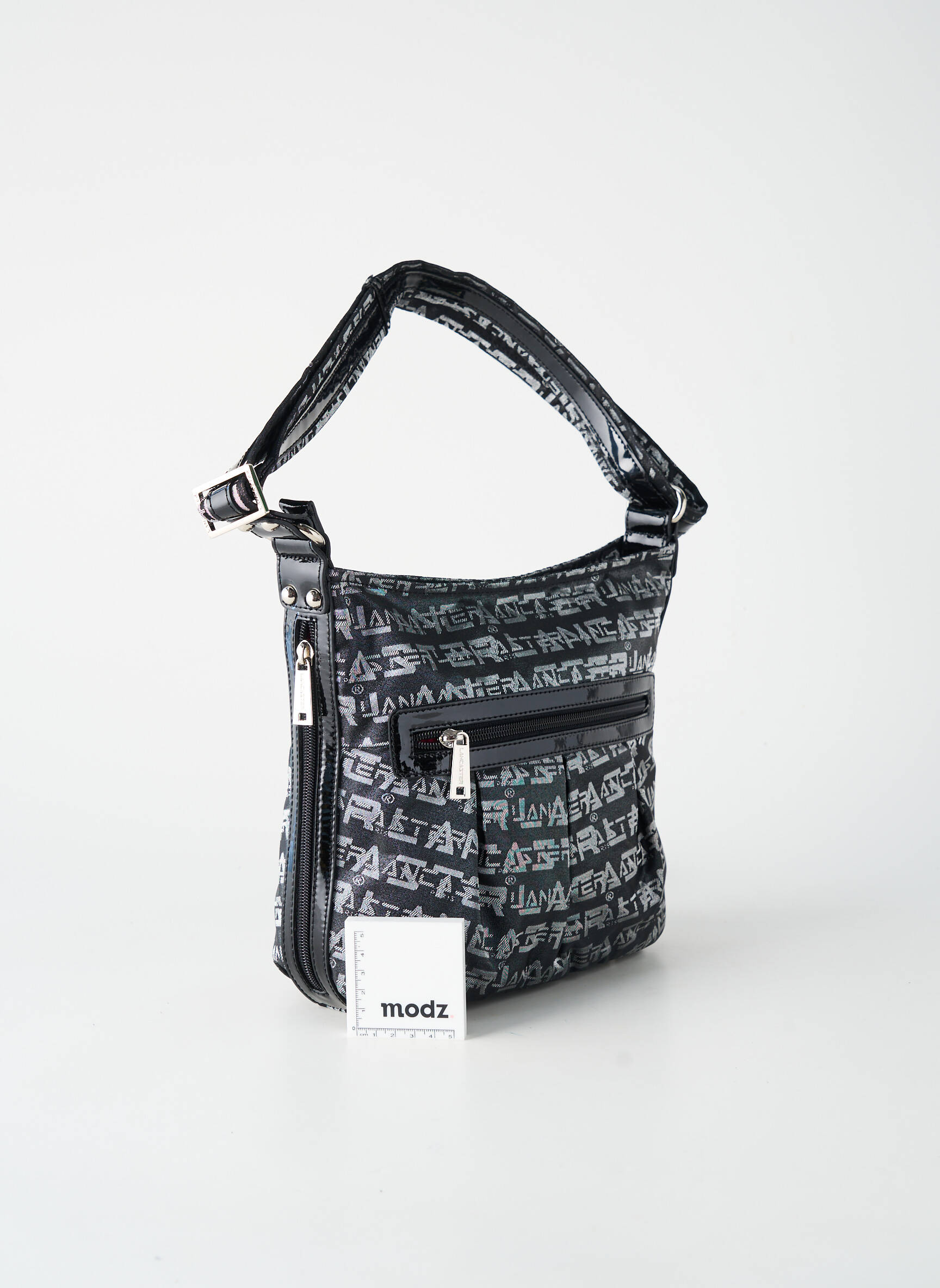 Sac multipoches forme carré gris LANCASTER femme